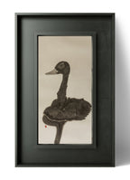 Silent Swan - Chinese Ink Painting 54.3'' × 26.8'' | Chinese Original Painting | Magic Bear Art