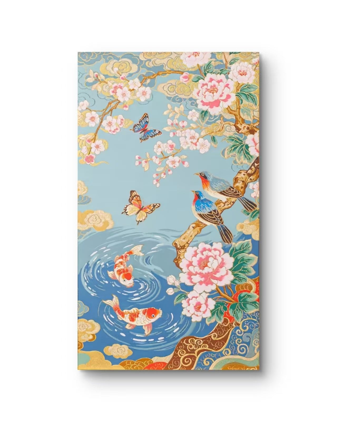 Spring Garden Reunion | Chinese Original Painting | Magic Bear Art