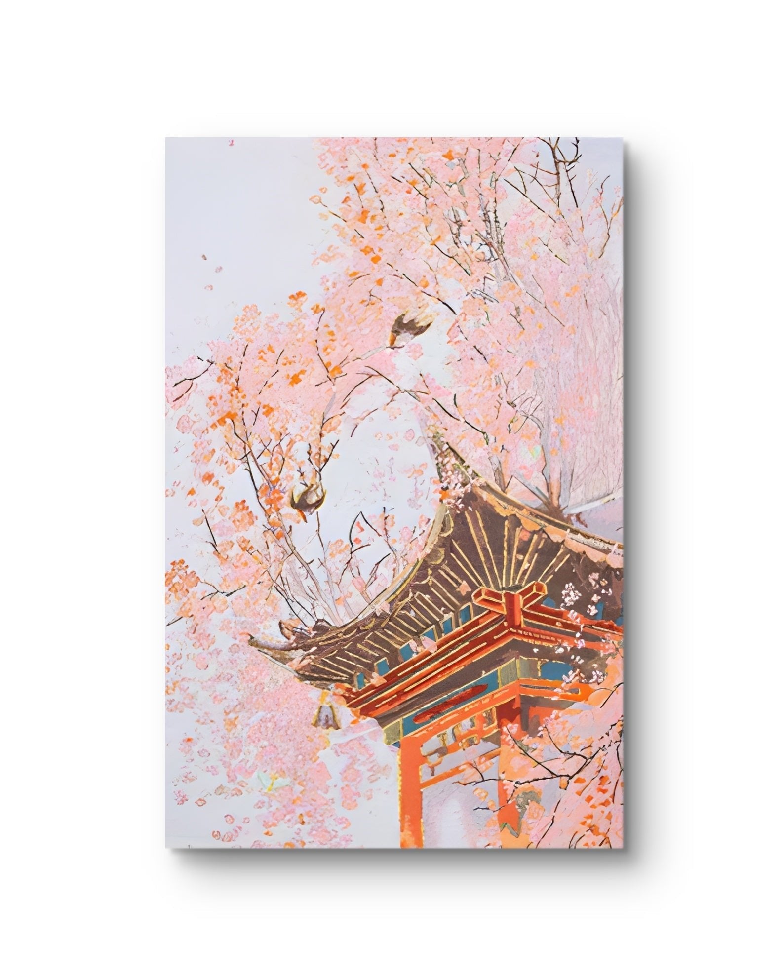 Spring Swallows in Bloom | Chinese Original Painting | Magic Bear Art