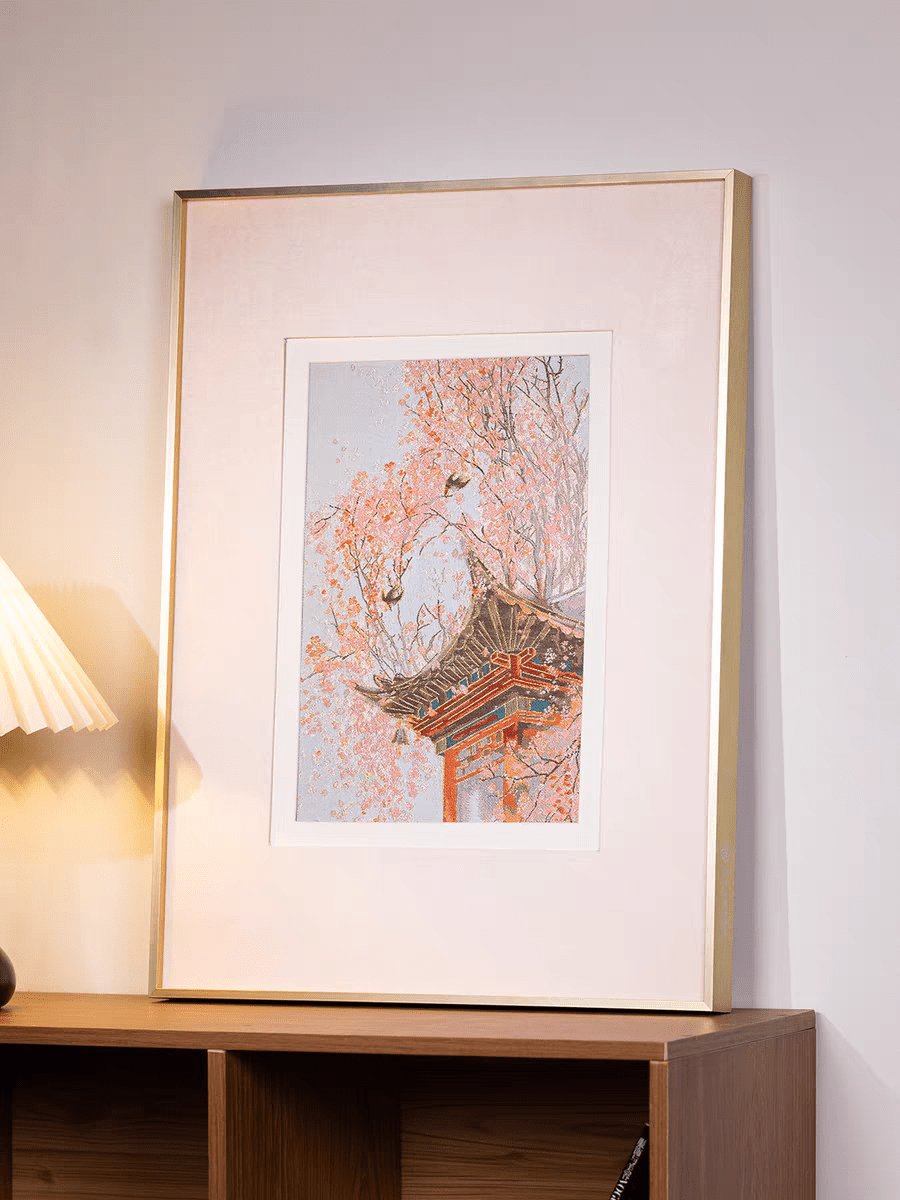Spring Swallows in Bloom | Chinese Original Painting | Magic Bear Art