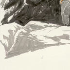 That Summer by the Shore - Chinese ink painting 54.3'' × 26.8'' | Chinese Original Painting | Magic Bear Art
