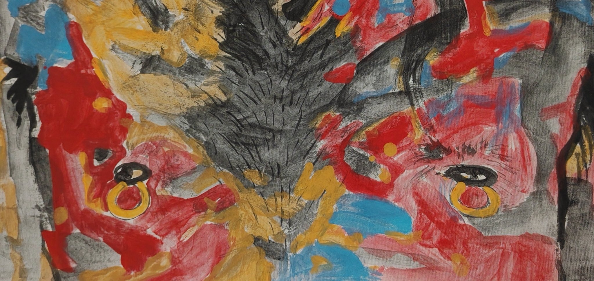 The Benevolent Are Invincible - Chinese Ink & Color 27.6″ × 35.4″ | Chinese Original Painting | Magic Bear Art