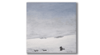 The Gaze Upon Tibet Series，Acrylic on Xuan Paper 27.6''× 27.6'' | Original Painting by Chinese Artist | Magic Bear Art
