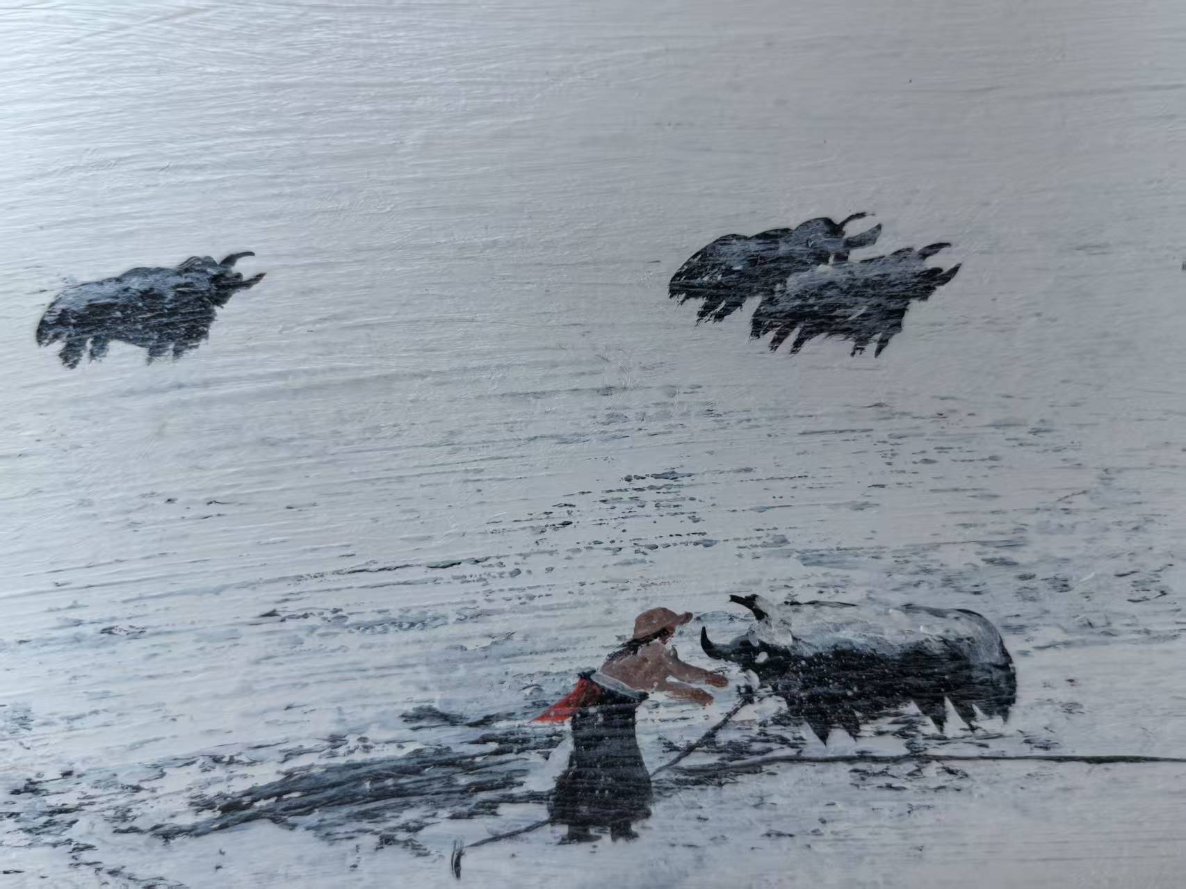 The Home Within Reach — 20.5''×14.6 ''Small Format Oil | Original Painting by Chinese Artist | Magic Bear Art