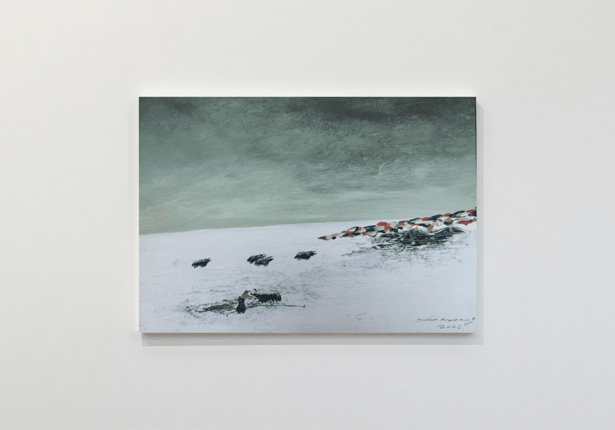 The Home Within Reach — 20.5''×14.6 ''Small Format Oil | Original Painting by Chinese Artist | Magic Bear Art