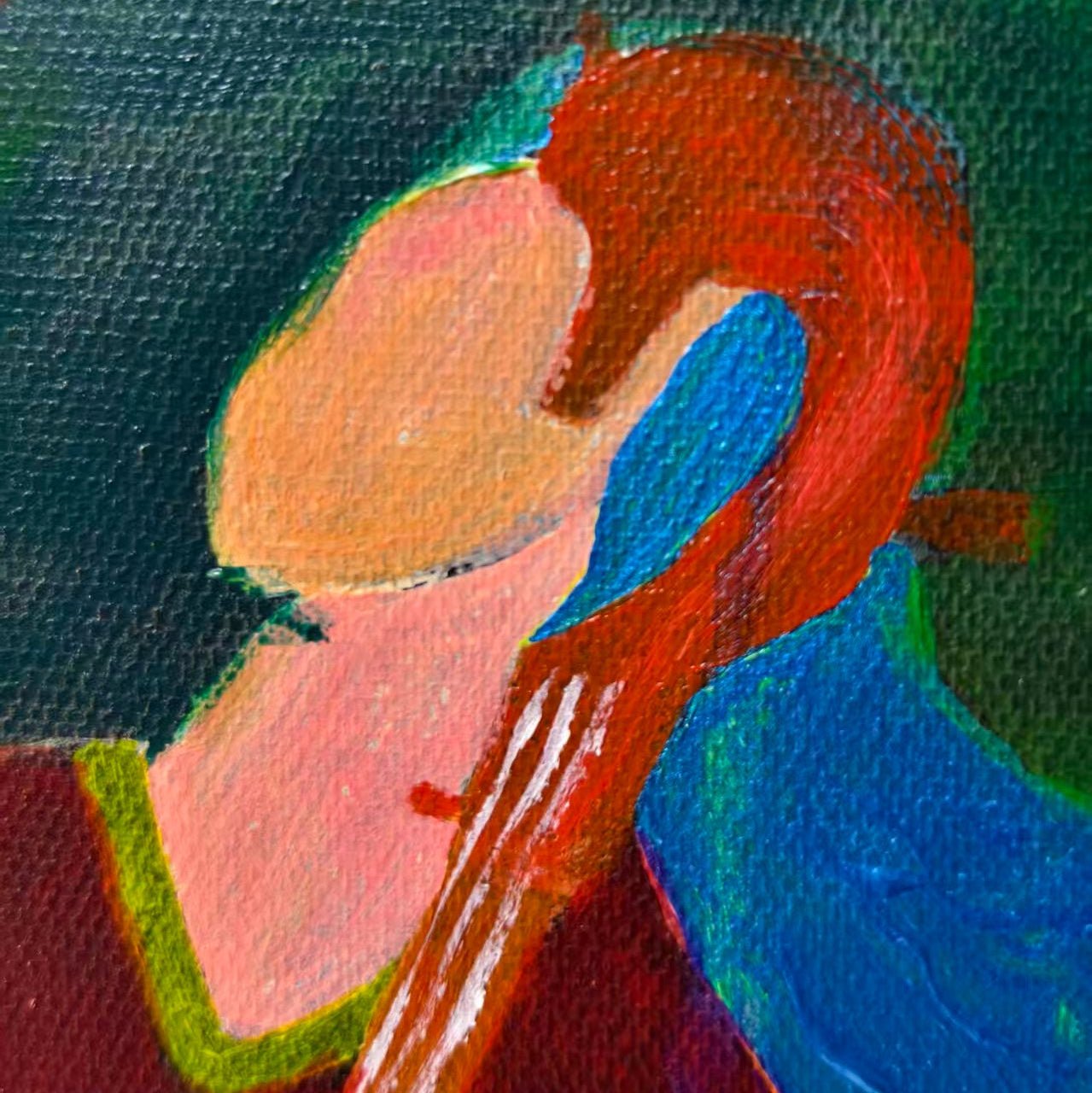 The Nebula of Imagination Series — Horsehead Nebula，15.7'' × 19.7'' | Original Painting by Chinese Artist | Magic Bear Art