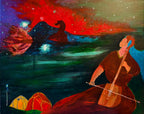The Nebula of Imagination Series — Horsehead Nebula，15.7'' × 19.7'' | Original Painting by Chinese Artist | Magic Bear Art
