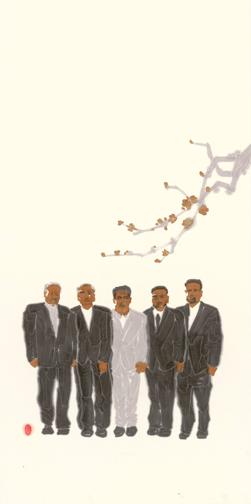 The Oath - 54.3'' × 26.8'' | Original Painting by Chinese Artist | Magic Bear Art