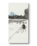 The Quiet Shore—54.3'' × 26.8''，Contemporary Chinese Ink | Chinese Original Painting | Magic Bear Art