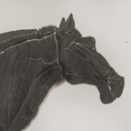 The Wind Chaser - chinese Ink on Paper 54.3'' × 26.8'' | Chinese Original Painting | Magic Bear Art