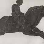 The Wind Chaser - chinese Ink on Paper 54.3'' × 26.8'' | Chinese Original Painting | Magic Bear Art