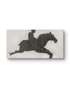 The Wind Chaser - chinese Ink on Paper 54.3'' × 26.8'' | Chinese Original Painting | Magic Bear Art