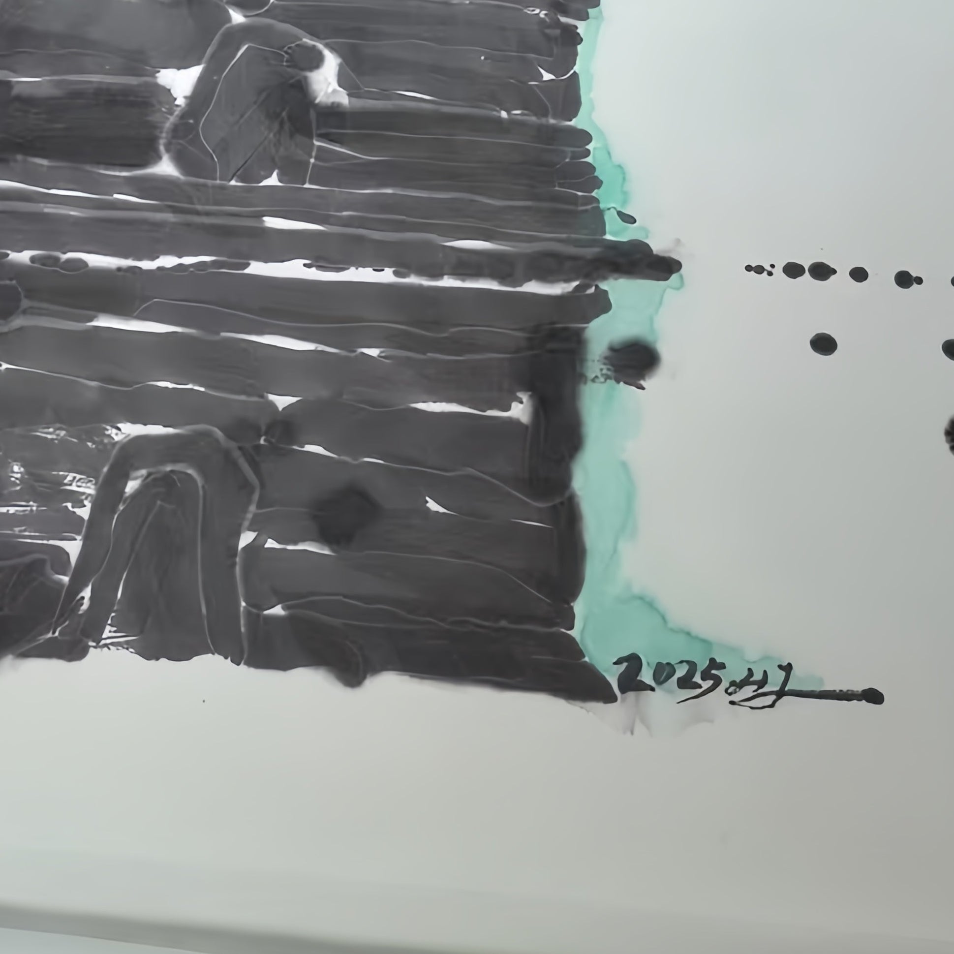 Tower - 97.6''× 48.8'' | Original Painting by Chinese Artist | Magic Bear Art