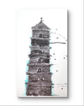Tower - Chinese ink 97.6''× 48.8'' | Chinese Original Painting | Magic Bear Art