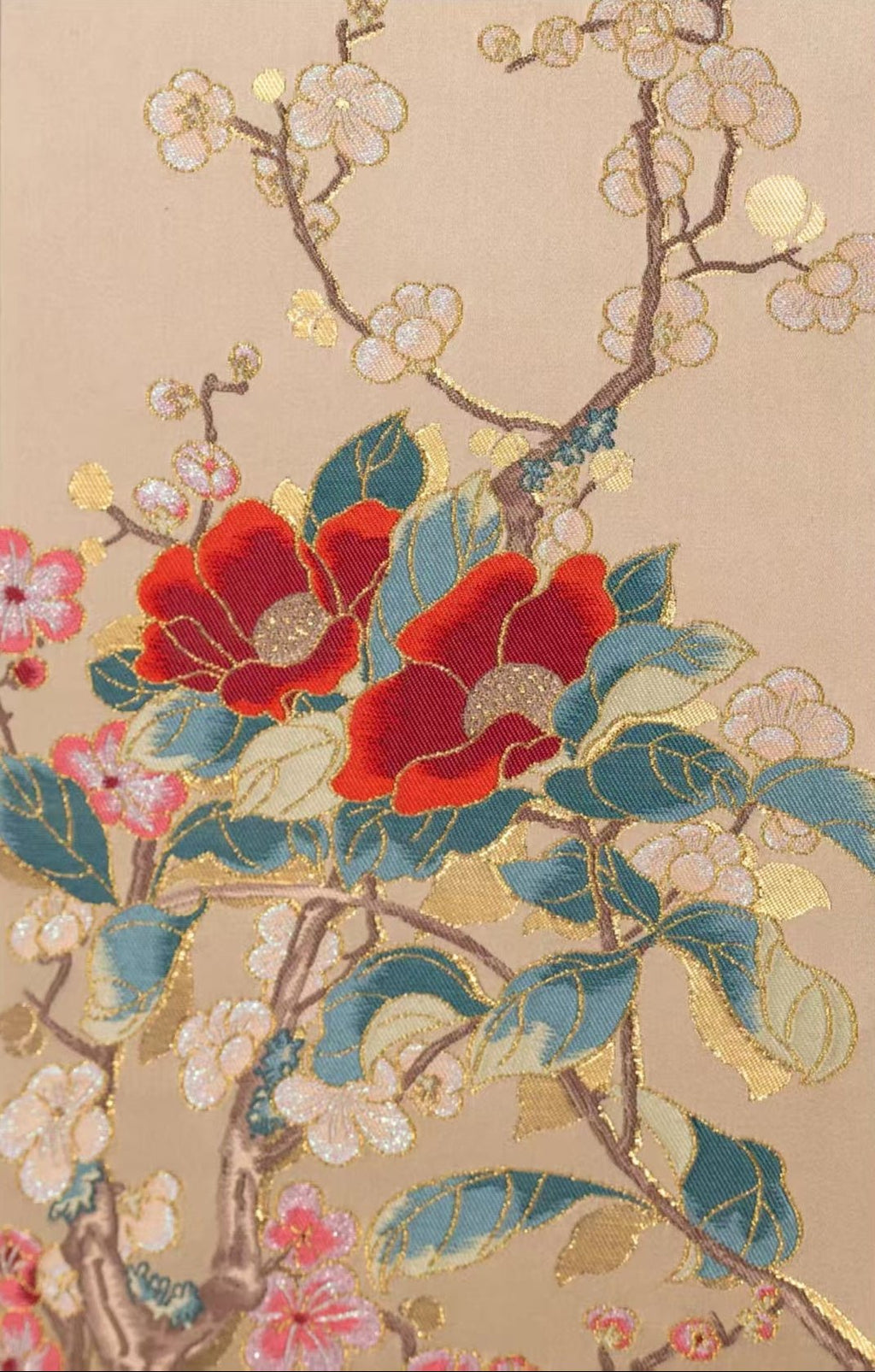 Winter Serenity Camellia | Chinese Original Painting | Magic Bear Art