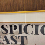 Xiezhi (Chinese Mythical Beast) - Silk Wall Art 19.7'' × 19.7'' | Original Painting by Chinese Artist | Magic Bear Art