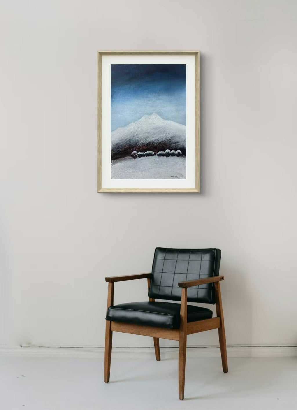 Yak Herders — 15.7'' × 23.6'' Small Format Oil (Vertical) | Chinese Original Painting | Magic Bear Art